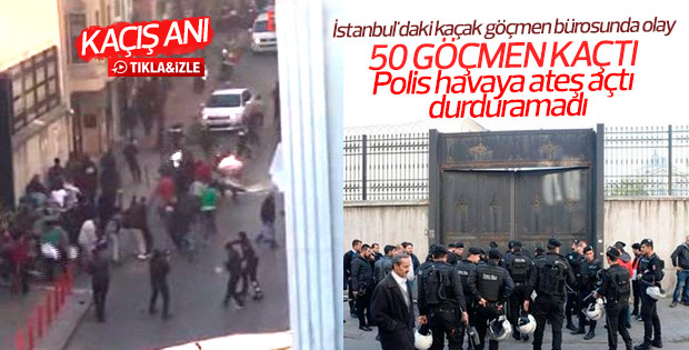 Göçmenler Geri Gönderme Merkezi'nde isyan çıkardı