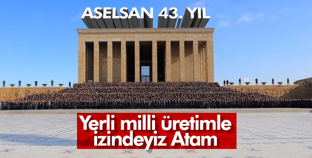 ASELSAN kuruluş yıl dönümünde Anıtkabir'e gitti