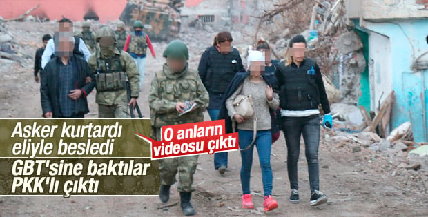 Askere sığınan PKK'lıların görüntüleri