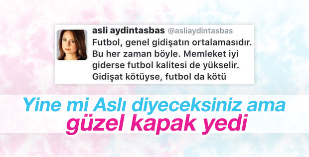 Aslı Aydıntaşbaş'a süper cevap
