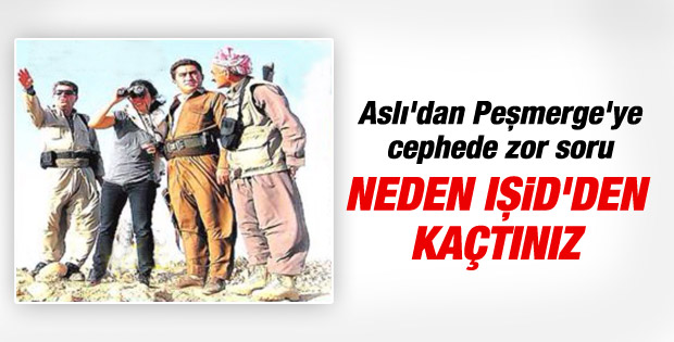Aslı Aydıntaşbaş peşmerge cephesinde
