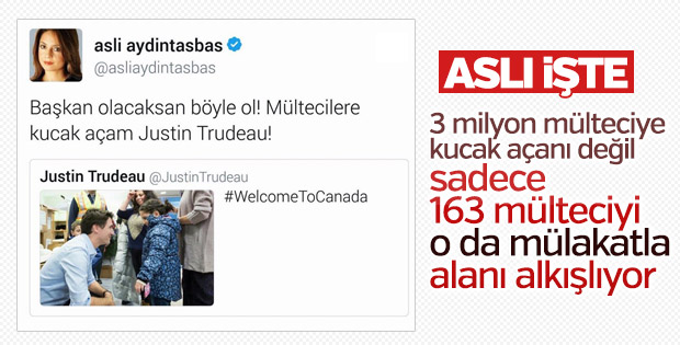 Aslı Aydıntaşbaş Kanada'yı nasıl öveceğini şaşırdı