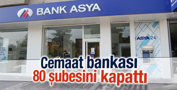 Bank Asya 80 şubesini kapadı