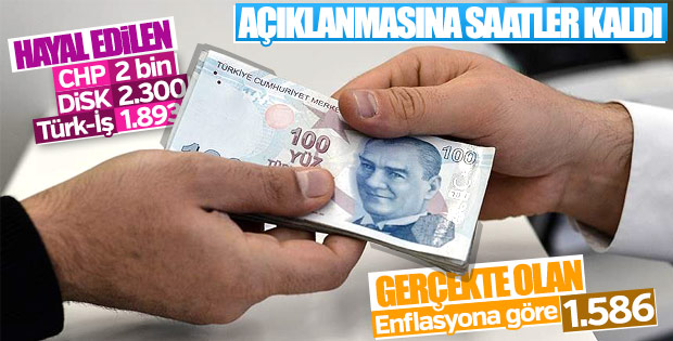 Asgari ücret için heyecanlı bekleyiş
