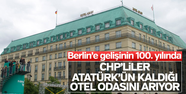 CHP'liler Atatürk'ün Berlin'e gelişinin 100. yılını andı