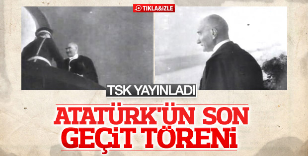 Atatürk'ün 29 Ekim kutlamalarındaki görüntüleri