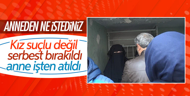 'Atatürk ilah değildir' diyen kadının annesi kovuldu