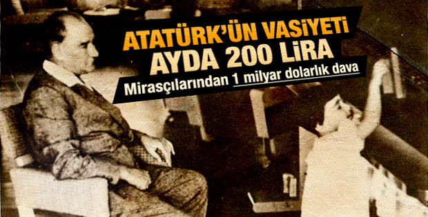 Atatürk'ün manevi torunlarından İş Bankası ve CHP'ye dava