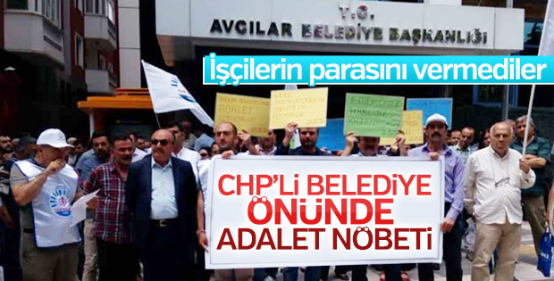 CHP'li belediye işçileri isyan ettirdi