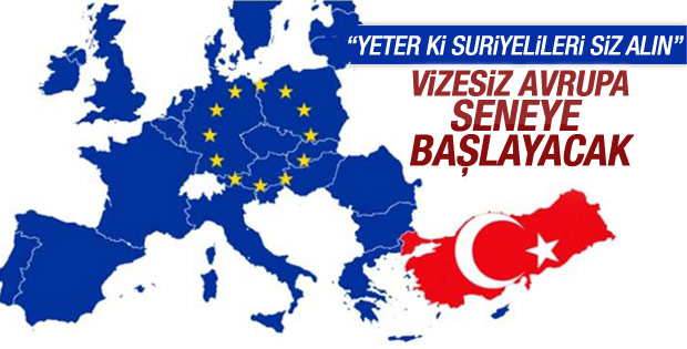 AB Türkiye'nin vize serbestisi şartını kabul etti