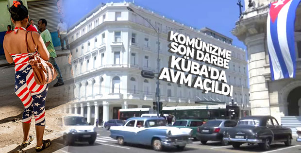Küba'da bir ilk: AVM açıldı