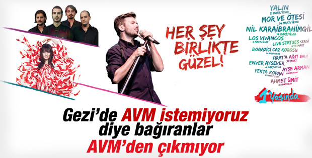 Gezi ruhu AVM'de yaşıyor