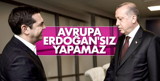 Alexis Çipras, Cumhurbaşkanı Erdoğan'dan övgüyle bahsetti
