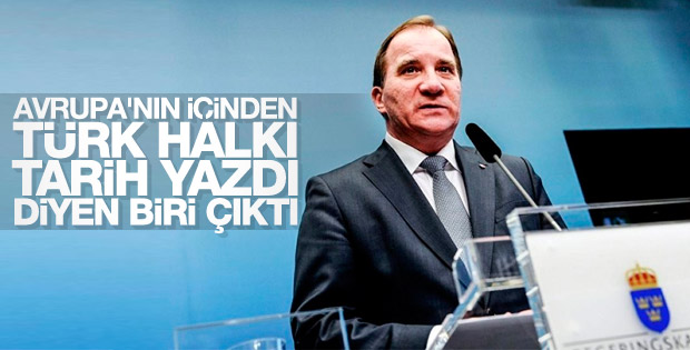 İsveç'ten Türk halkının demokrasi inancına övgü