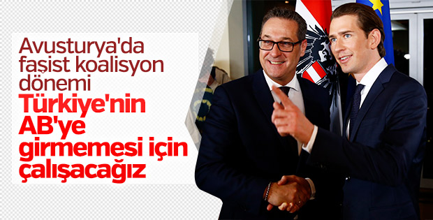 Avusturya'nın yeni hükümeti Türkiye aleyhinde çalışacak