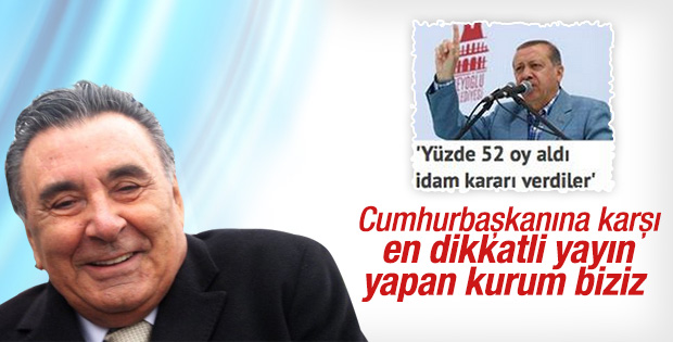 Aydın Doğan Ahmet Hakan'ı evinde ziyaret etti