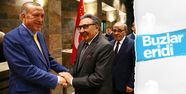 Cumhurbaşkanı Erdoğan ile Aydın Doğan'dan samimi poz