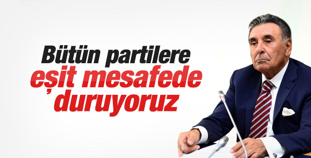 Aydın Doğan: Bütün partilere mesafemiz eşit