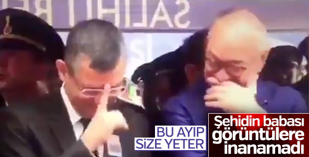 Şehidin babası cenazedeki gülüşmelere inanamadı