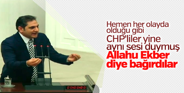 CHP'li Aykut Erdoğdu'dan Meclis'te tekbir iddiası