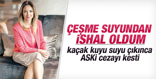 Aylin Nazlıaka'ya kaçak su cezası