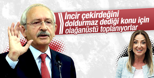CHP Nazlıaka için olağanüstü toplanacak