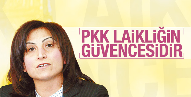 Aysel Tuğluk'tan PKK'lı laiklik çıkışı