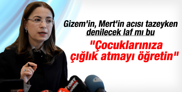 Ayşenur İslam'dan çocuk açıklaması