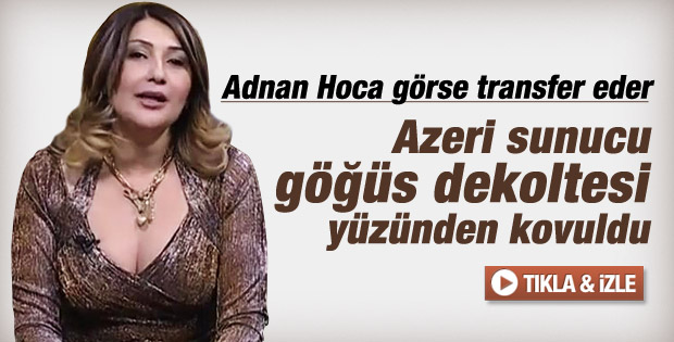 Azerbaycan'da kanaldan kovduran dekolte -izle