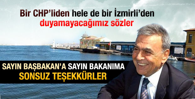 Aziz Kocaoğlu'ndan Başbakan'a sonsuz teşekkür