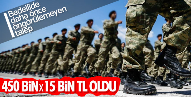 Bedelli başvurusu sayısı 1 ayda 450 bine ulaştı