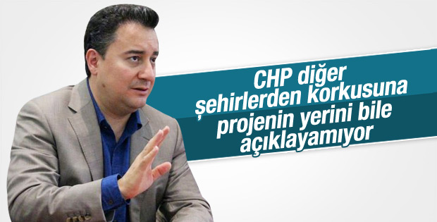 Ali Babacan'dan CHP'nin Merkez Türkiye projesine yorum