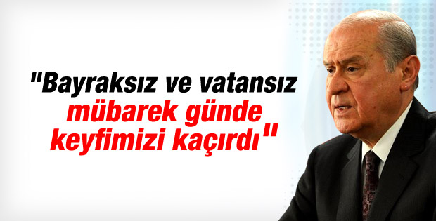 Bahçeli'den ikinci bayrak olayıyla ilgli açıklama