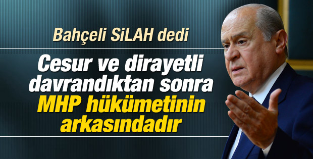 Devlet Bahçeli'den hükümete Musul çağrısı