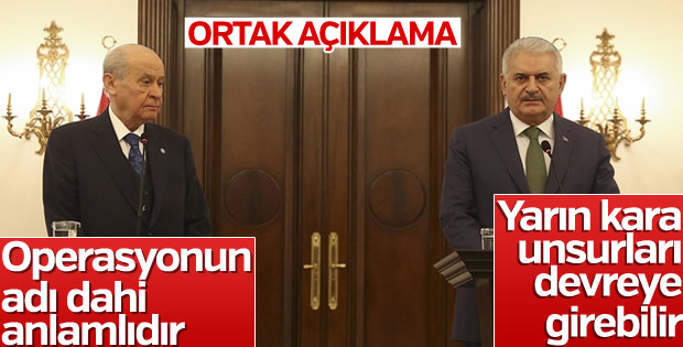 Binali Yıldırım-Devlet Bahçeli görüşmesi