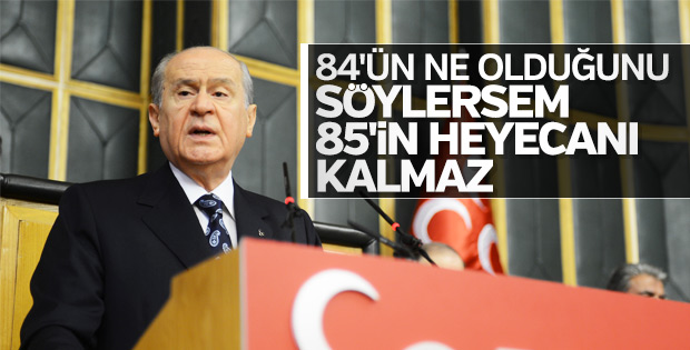 MHP Lideri Bahçeli'nin grup konuşması