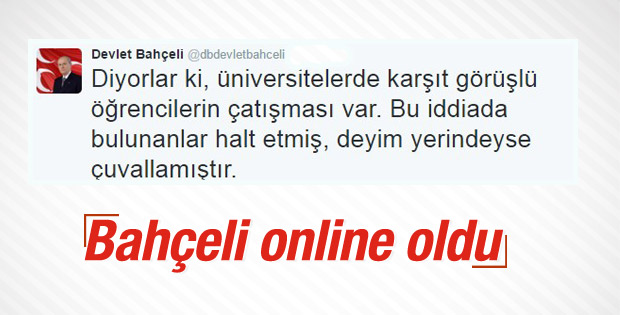Devlet Bahçeli'den Hacettepe Üniversitesi açıklaması