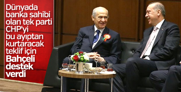 Bahçeli İş Bankası hisseleri hazineye devredilsin istiyor