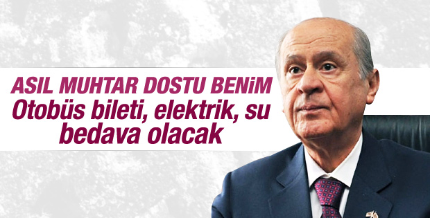 Bahçeli muhtarlara Twitter'dan seslendi