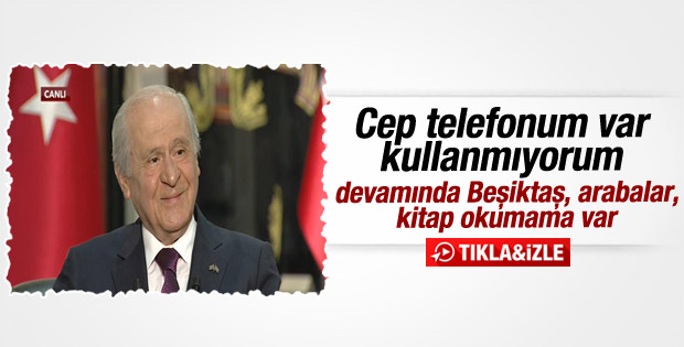 Devlet Bahçeli'den siyaset dışı açıklamalar