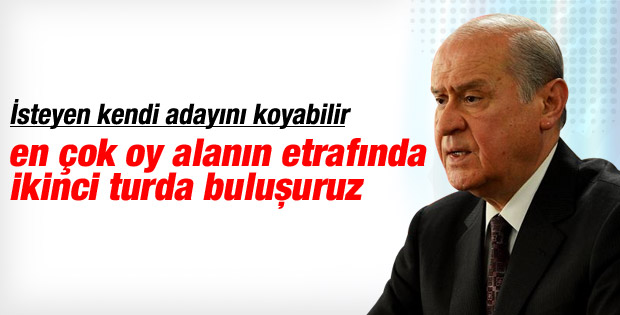 Bahçeli: İsteyen seçimlere kendi adayıyla gidebilir