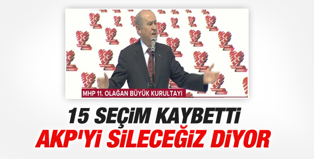 Devlet Bahçeli MHP Kurultayı'nda konuştu