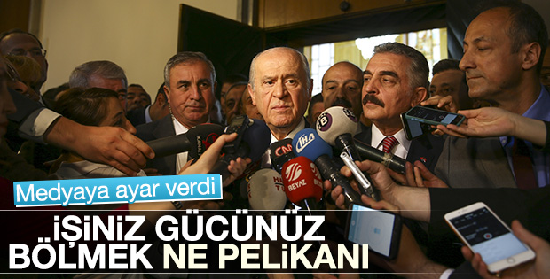 Bahçeli'den medyaya ayar
