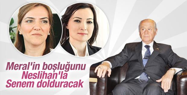 Bahçeli Meral'i çizdi onları çekti