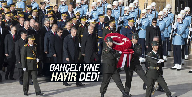 Devlet Bahçeli 29 Ekim kutlamalarına katılmadı