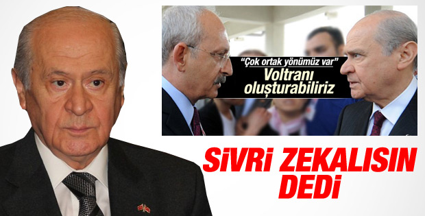 Bahçeli'den Kılıçdaroğlu'na koalisyon tepkisi