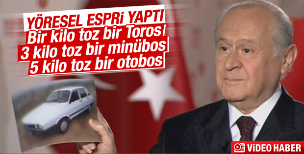 Bahçeli'den beyaz Toros açıklaması