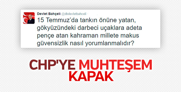 Devlet Bahçeli'den CHP'ye anayasa tepkisi
