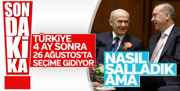 Cumhurbaşkanı Erdoğan MHP Lideri Bahçeli'yle görüşecek