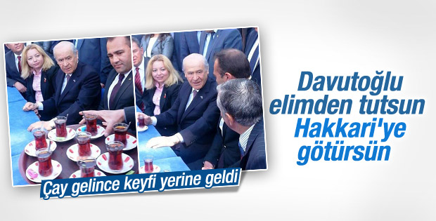 Devlet Bahçeli'den Davutoğlu'na Hakkari yanıtı